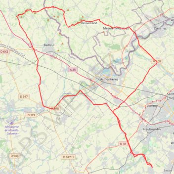 Itinéraire Sortie vélo le matin, distance, dénivelé, altitude, carte, profil, trace GPS