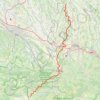 Itinéraire Maubourguet - Col de Saucède, distance, dénivelé, altitude, carte, profil, trace GPS