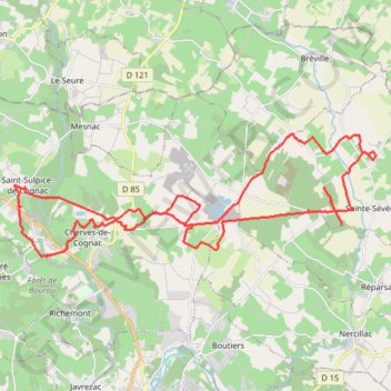 Itinéraire ONmove-500-HRM---26-08-2021, distance, dénivelé, altitude, carte, profil, trace GPS