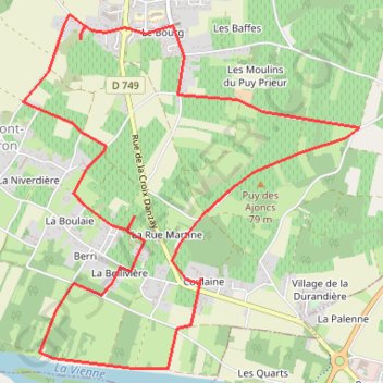 Itinéraire Vins, Vignes et Rando, distance, dénivelé, altitude, carte, profil, trace GPS
