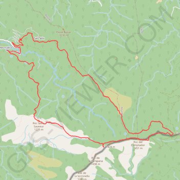 Itinéraire Roc de France, distance, dénivelé, altitude, carte, profil, trace GPS