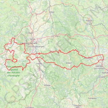 Itinéraire Tour on 2023 - 04 - 27 (3), distance, dénivelé, altitude, carte, profil, trace GPS