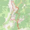 Itinéraire Grand Veymont en boucle par les Pas de Bachasson et de la Ville (Vercors), distance, dénivelé, altitude, carte, profil, trace GPS