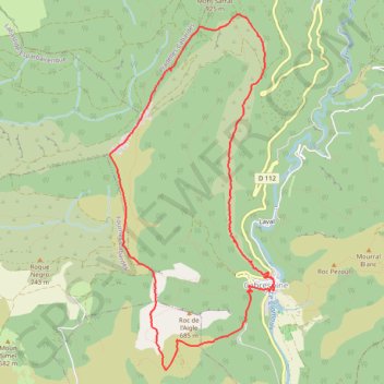 Itinéraire Le Mont Sarrat par le col de la Coussièro, distance, dénivelé, altitude, carte, profil, trace GPS