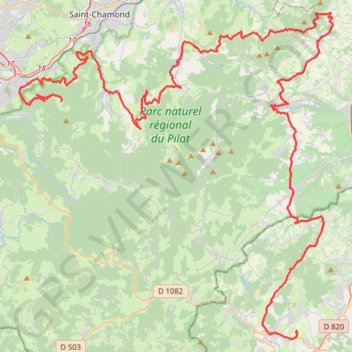 Itinéraire 1 A Samedi Matin Domaine de Saint-Clair - Les Genêts d'Or, distance, dénivelé, altitude, carte, profil, trace GPS