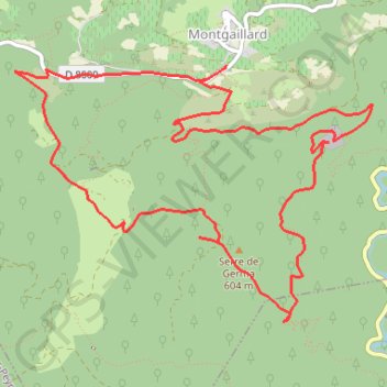 Itinéraire a sarratdegerma, distance, dénivelé, altitude, carte, profil, trace GPS