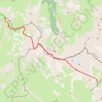 Itinéraire Du Goléon au Col de la Valette par les crêtes, distance, dénivelé, altitude, carte, profil, trace GPS