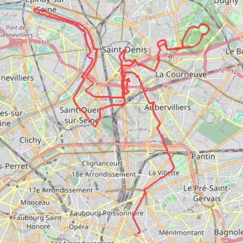 Itinéraire Mon parcours, distance, dénivelé, altitude, carte, profil, trace GPS