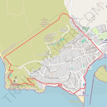 Itinéraire Les buandières, distance, dénivelé, altitude, carte, profil, trace GPS