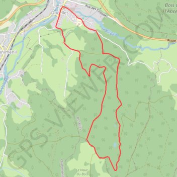 Itinéraire Chemins du Cœur des Vosges - Château Robin, distance, dénivelé, altitude, carte, profil, trace GPS