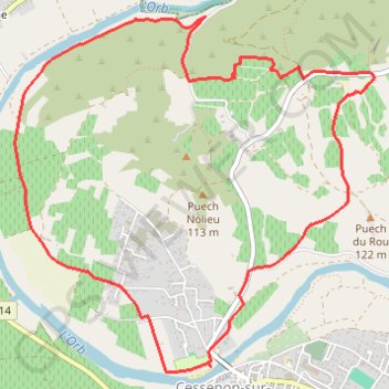 Itinéraire RANDONNÉE COUMIAC, distance, dénivelé, altitude, carte, profil, trace GPS