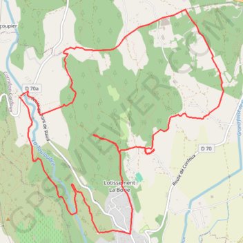Itinéraire Le Chemin des Bories, distance, dénivelé, altitude, carte, profil, trace GPS