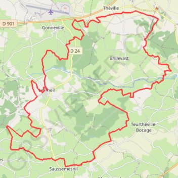 Itinéraire Rando des Sorciers - Le Theil, distance, dénivelé, altitude, carte, profil, trace GPS