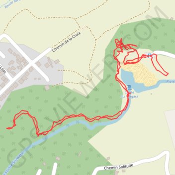 Itinéraire cascade niagara, distance, dénivelé, altitude, carte, profil, trace GPS