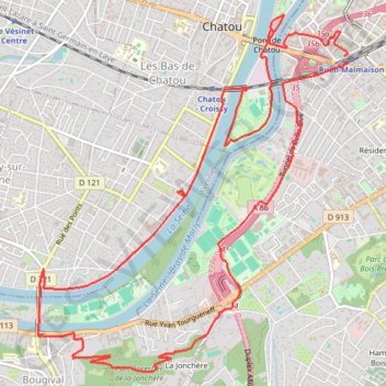 Itinéraire TraceGPS Issued rando la Grenouillere, distance, dénivelé, altitude, carte, profil, trace GPS