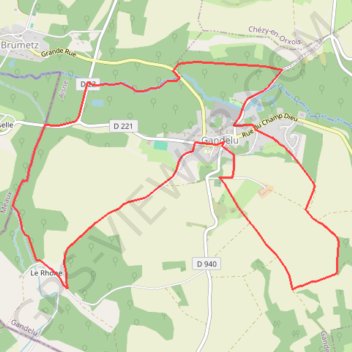 Itinéraire Moulins et marais, distance, dénivelé, altitude, carte, profil, trace GPS