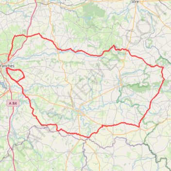 Itinéraire TM2026 Etape 4 Avranches-Avranches-20844092, distance, dénivelé, altitude, carte, profil, trace GPS