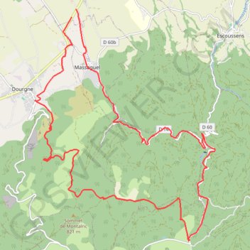 Itinéraire Pas du Sant, distance, dénivelé, altitude, carte, profil, trace GPS