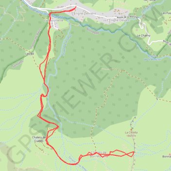 Itinéraire Pointe de la Golèse, distance, dénivelé, altitude, carte, profil, trace GPS
