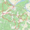 Itinéraire Grézillac - Naujean - Branne, distance, dénivelé, altitude, carte, profil, trace GPS