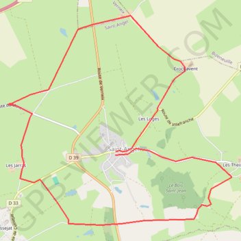 Itinéraire St Agel 12.3km, distance, dénivelé, altitude, carte, profil, trace GPS