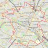 Itinéraire La France Parisienne 34 km, distance, dénivelé, altitude, carte, profil, trace GPS