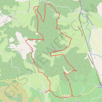 Itinéraire NewTrackEditing1, distance, dénivelé, altitude, carte, profil, trace GPS