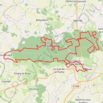 Itinéraire La Bell'Rando, distance, dénivelé, altitude, carte, profil, trace GPS