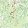 Itinéraire V2 - Lac Chambon (Hotel le Grillon) - La Godivelle (Gite Le Beluga), distance, dénivelé, altitude, carte, profil, trace GPS