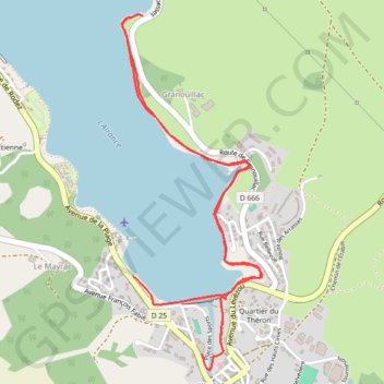 Itinéraire Villefranche de Panat : Triathlon sprint du Lévézou - Course à pied, distance, dénivelé, altitude, carte, profil, trace GPS