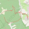 Itinéraire Le Dôme du Glandasse, distance, dénivelé, altitude, carte, profil, trace GPS