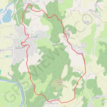 Itinéraire Patrice_BOUTET_2021-05-21_16-27-00, distance, dénivelé, altitude, carte, profil, trace GPS