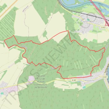 Itinéraire Marbache, distance, dénivelé, altitude, carte, profil, trace GPS