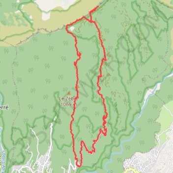 Itinéraire Le Dimitile par la Grande Jument et retour par la Chapelle, distance, dénivelé, altitude, carte, profil, trace GPS
