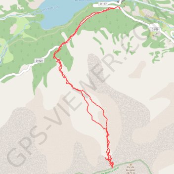 Itinéraire Brèche de Bugatet, distance, dénivelé, altitude, carte, profil, trace GPS