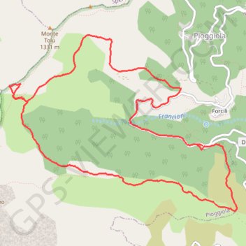 Itinéraire Grande boucle au dessus de Mausoléo, distance, dénivelé, altitude, carte, profil, trace GPS