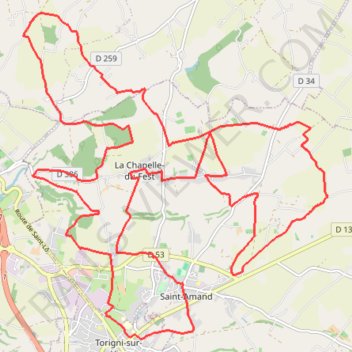 Itinéraire Téléthon parcours 30, distance, dénivelé, altitude, carte, profil, trace GPS