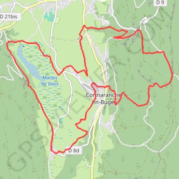 Itinéraire Des Lésines à Planachat, distance, dénivelé, altitude, carte, profil, trace GPS
