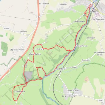 Itinéraire course 2 trail des bords de vire, distance, dénivelé, altitude, carte, profil, trace GPS