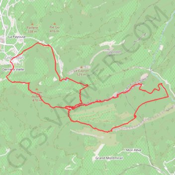 Itinéraire Circuit Montmirail, distance, dénivelé, altitude, carte, profil, trace GPS