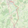 Itinéraire Châlon-sur-Saône / Tournus, distance, dénivelé, altitude, carte, profil, trace GPS