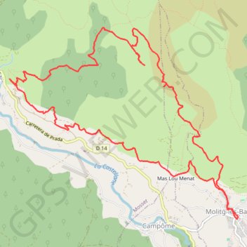 Itinéraire Ravin de xixa, distance, dénivelé, altitude, carte, profil, trace GPS