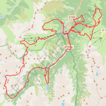 Itinéraire Trail des Bacons de Cauterets 80 km, distance, dénivelé, altitude, carte, profil, trace GPS