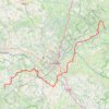 Itinéraire GR4 De Champagnac-la-Rivière (Haute-Vienne) à Châtelus-le-Marcheix (Creuse), distance, dénivelé, altitude, carte, profil, trace GPS