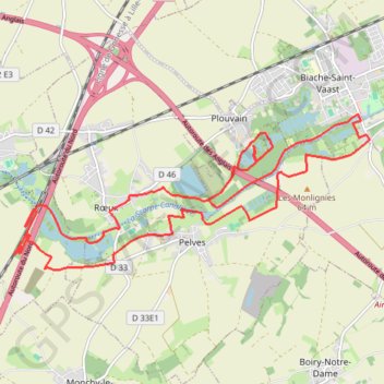 Itinéraire Ligne 1, distance, dénivelé, altitude, carte, profil, trace GPS