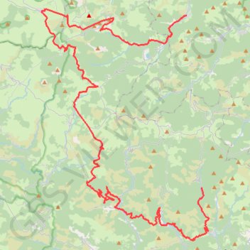 Itinéraire 2023 Crêtes - AVM-13530364, distance, dénivelé, altitude, carte, profil, trace GPS