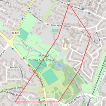 Itinéraire Bois de Verrieres - Boursidiere Trail, distance, dénivelé, altitude, carte, profil, trace GPS