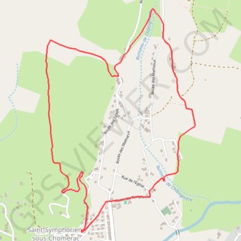Itinéraire Saint-Symphorien-sous-Chomérac, distance, dénivelé, altitude, carte, profil, trace GPS