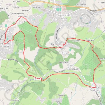Itinéraire 2018-04-14 12:46:22, distance, dénivelé, altitude, carte, profil, trace GPS