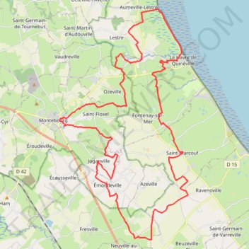 Itinéraire VTT 45km, distance, dénivelé, altitude, carte, profil, trace GPS